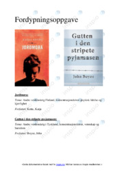 Jordmora og Gutten i den stripete pysjamasen