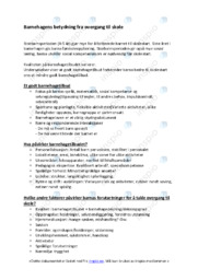 Barnehagens betydning for overgang til skole | Sosialkunnskap