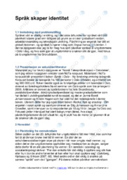 Språk skaper identitet | Norsk talespråkskorpus