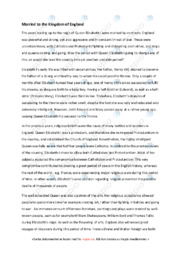 Married to the Kingdom of England | Analyse | Queen Elizabeth