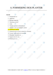 Formering hos planter | Oppgave i biologi