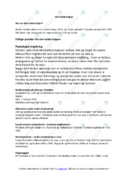 Den kalde krigen | USA & Sovjet | Oppgave i historie