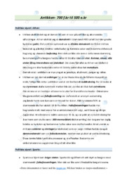 Antikken | Politiske styrer | Analyse i historie