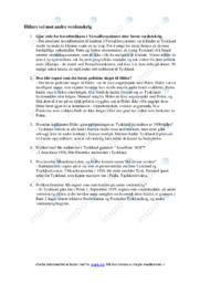 Hitlers vei mot 2. verdenskrig | Oppgave i historie