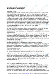 Mellomkrigstiden | Oppgave i historie og filosofi