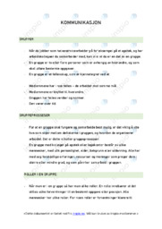 Kommunikasjon | Roller, regler, grupper | Oppgave