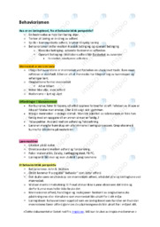 Behaviorismen | Teorier | Notater i psykologi