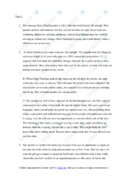 Greta Thunberg | It’s always a better solution | Oppgave i engelsk