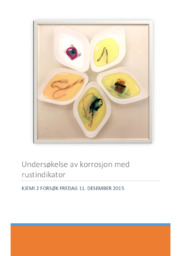 Korrosjon med rustindikator | Undersøkelse i kjemi