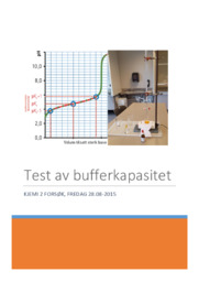 Test av bufferkapasitet | Forsøk og oppgave i kjemi