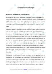 Omverden med angst | Skrik