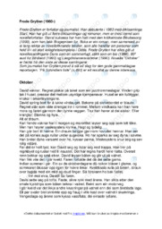Oktober | Analyse i Norsk | F. Grytten | Langdistansesvømmar