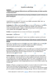 Cellemembranen | Kunneliste | Eksamen | Biologi