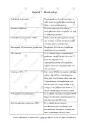 Bioteknologi | Ordforklaringer | Oppgave | Biologi