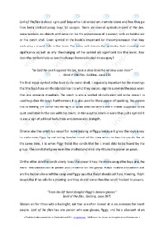 Lord of the flies | Essay | English literature