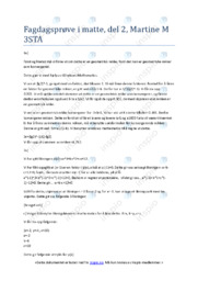 Geometrisk Rekke, lån og Renter | Prøve | Matte