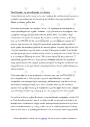 Den franske- og amerikanske revolusjon | Oppgave | Historie