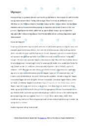 Migrasjon | Hva er en migrant | Oppgave i historie
