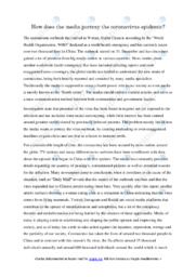 The coronavirus epidemic | Essay | English