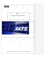SATS | Konkurranseanalyse | Rapport | Markedsføring of ledelse