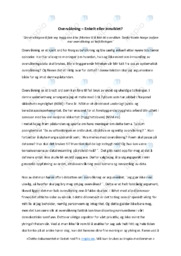 Enkelt eller innviklet | Overvåkning | Essay | Sosiologi