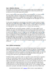 Mortens dilemma | Minas tannlegetime | Case oppgaver