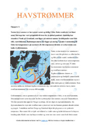Havstrømmer | Oppgave | Geografi