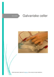 Galvaniske celler | Rapport | Kjemi