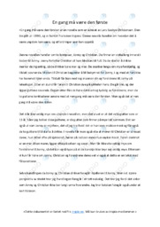 En gang må være den første | Analyse | Lars Saabye | Norsk