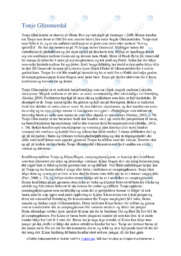 Tonje Glimmerdal | Analyse av Bok | Maria Parr