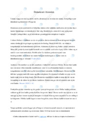 Demokrati i historien | Oppgave | Historie