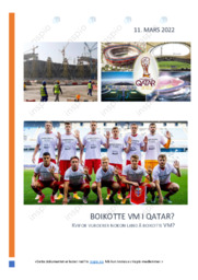 Boikotte vm I Qatar