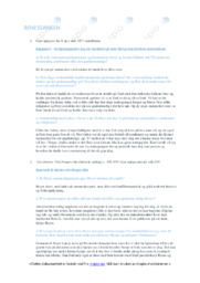 Renessansen | Oppgave | Historie