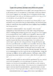 Leger uten grenser | Essay | Oppgave | Norsk