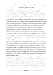 På trikken | Novelleananlyse | Nina Lykke | Norsk