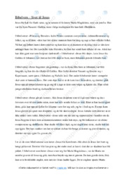 Bibelvers | Livet til Jesus | Oppgave i religion