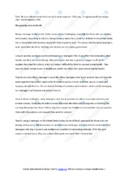 The poverty crisis in the US | Oppgave i engelsk