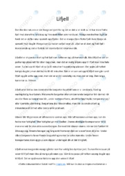 Lifjell | Den Norske naturen | Oppgave i Naturfag