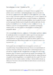 Russland og USA | Sammenligning | Oppgave | Samfunnsfag