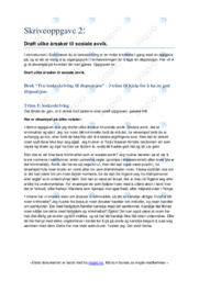 Ulike årsaker til sosiale avvik | Oppgave i sosiologi
