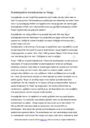 Svartedauden | Konsekvenser | Oppgave | Historie