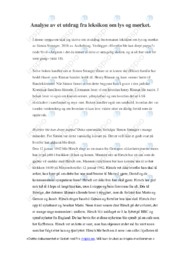 Lys og mørket | Leksikon | Analyse af utdrag | Norsk