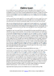 Elektro tyven | Elektrisk blitt stjålet fra Elektroshopene | Aalyse