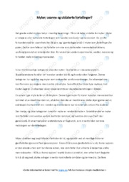 Usanne og utdaterte fortellinger | Oppgave | Historie