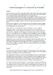 Sosiale avvik og kriminalitet | Oppgave | Innlevering | Sosiologi