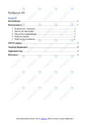 Fjellpizza AS | Porters bransjeanalyse | Analyse i markedsføring